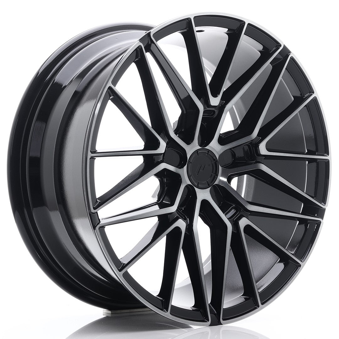 JR Wheels JR3819855L4566GBBF JR Wheels JR38 19x8,5 ET45 5x112 Black Brushed w/ Tinted Face