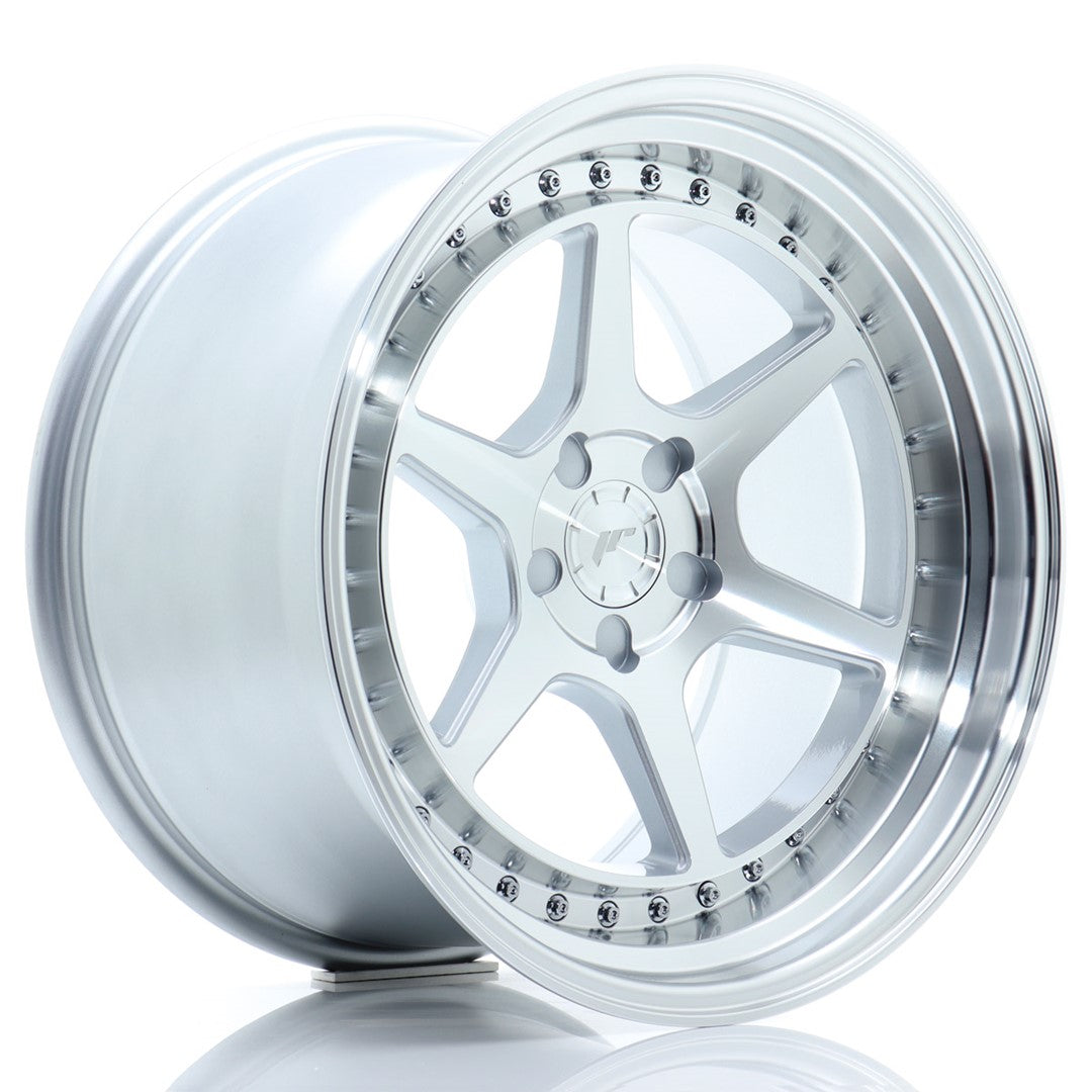 JR Wheels JR4318105F35X1572SM JR Wheels JR43 18x10,5 ET15-22 5H BLANK Silver Machined Face