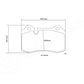 Brembo 07.B315.46-HP2 | HP2 Brake Pads