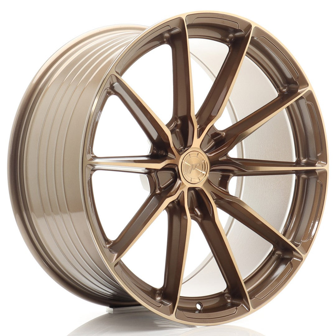 JR Wheels JR3721105F25L2574BZP JR Wheels JR37 21x10,5 ET25 5x112 Platinum Bronze