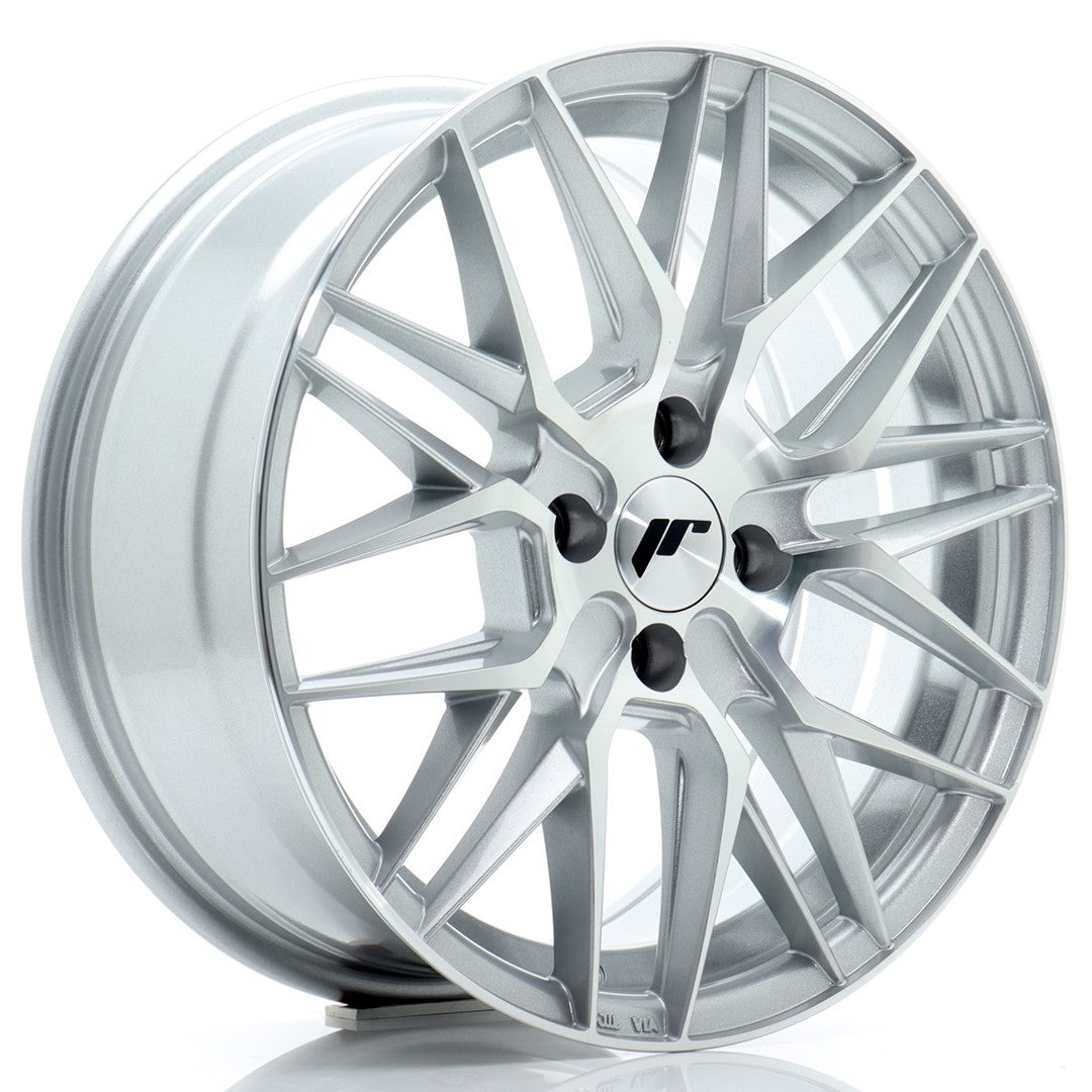 JR Wheels JR2816704H4067SM JR Wheels JR28 16x7 ET40 4x100 Silver Machined Face