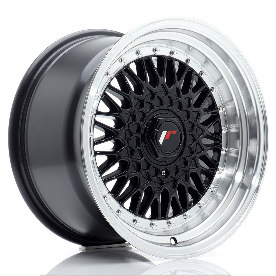 JR Wheels JR9169142074GB JR Wheels JR9 16x9 ET20 4x100/108 Gloss Black w/ Machined Lip