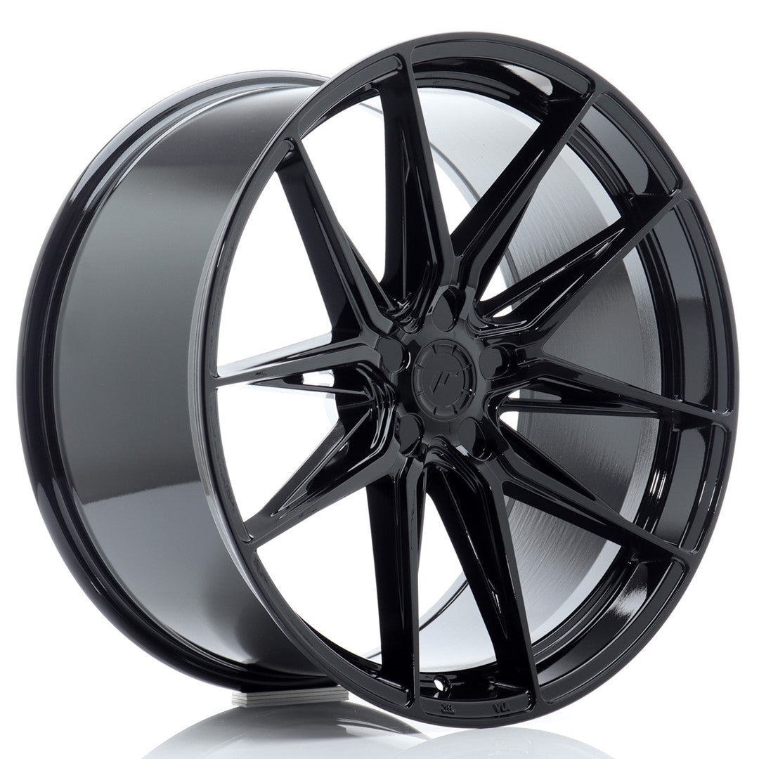 JR Wheels JR442111F25X1174GB JR Wheels JR44 21x11 ET11-46 5H BLANK Gloss Black