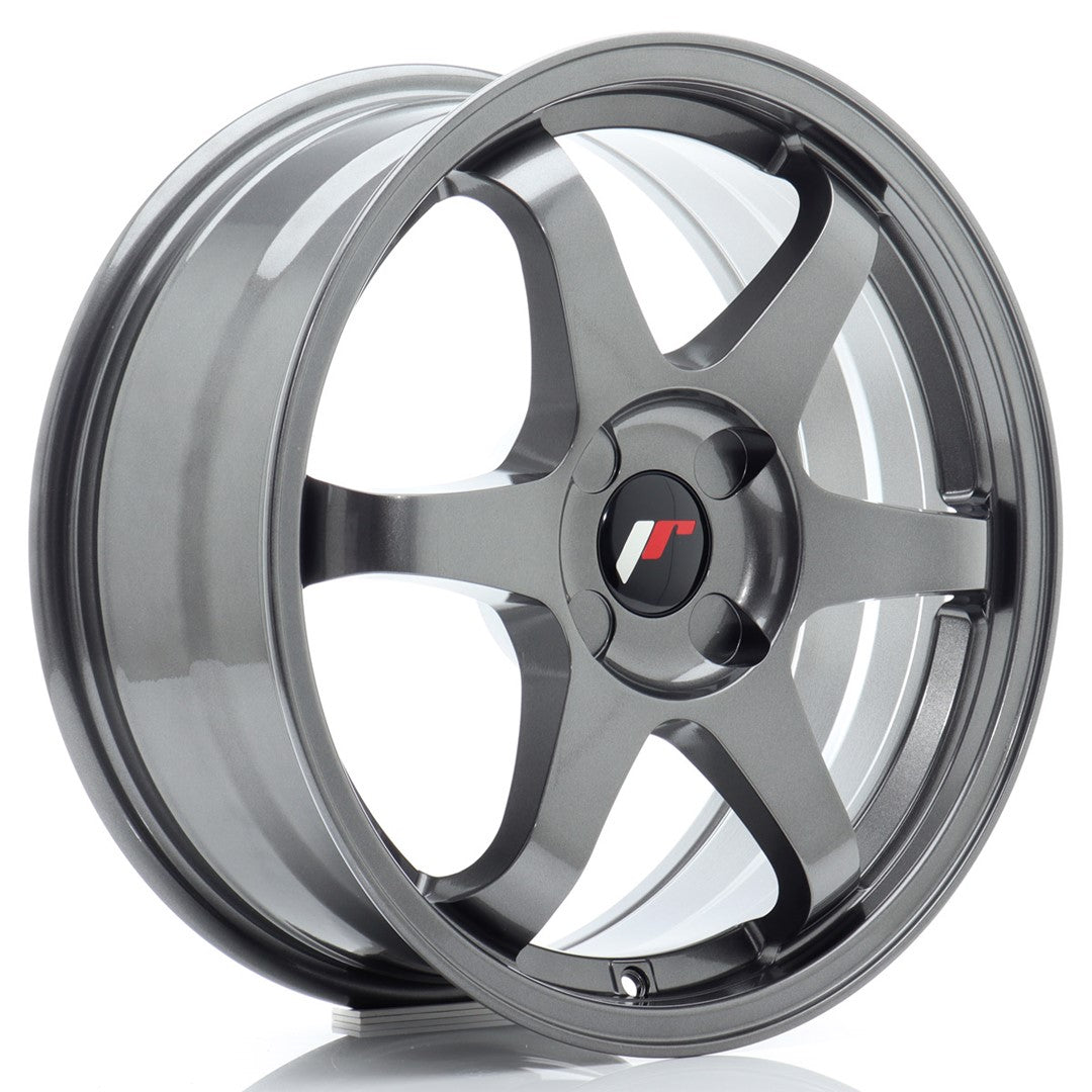 JR Wheels JR317704X2072GM1 JR Wheels JR3 17x7 ET20-42 4H BLANK Gun Metal