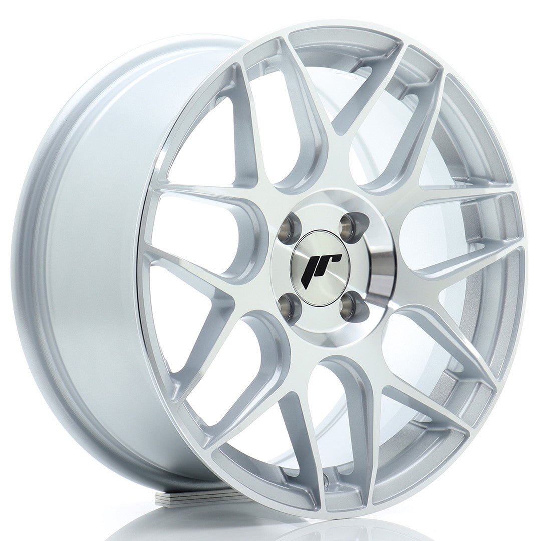 JR Wheels JR181670F14F2565SM1 JR Wheels JR18 16x7 ET25 4x108 Silver Machined Face