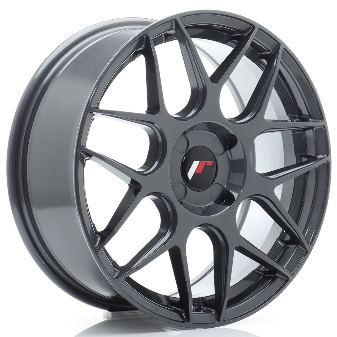 JR Wheels JR181770F14X2067HG1 JR Wheels JR18 17x7 ET20-40 4H BLANK Hyper Gray
