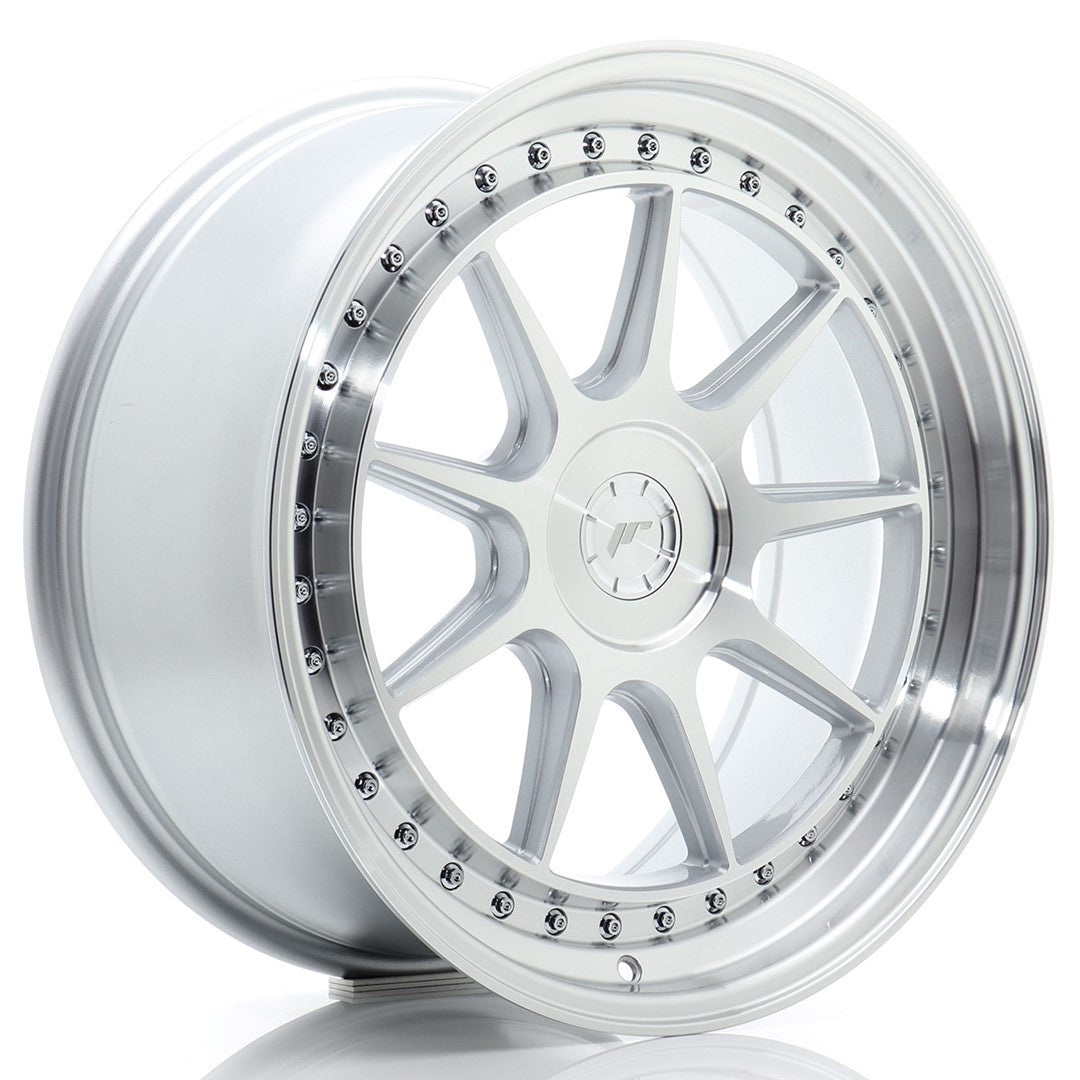 JR Wheels JR471990F15X1572SM JR Wheels JR47 19x9 ET15-40 5H BLANK Silver Machined Face