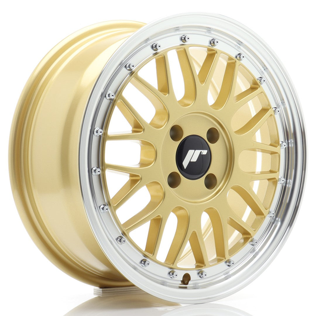 JR Wheels JR2316704H2067GD1 JR Wheels JR23 16x7 ET20 4x100 Gold w/ Machined Lip
