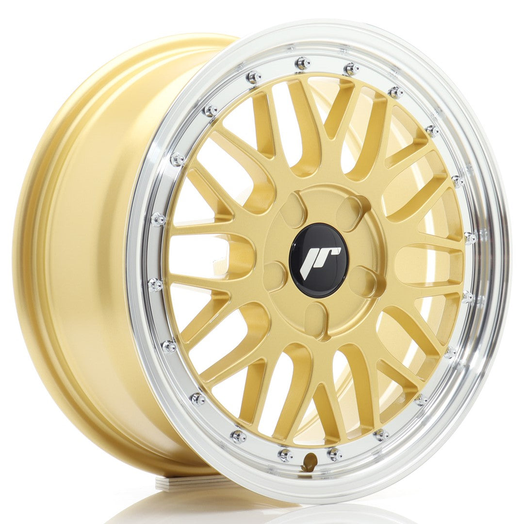 JR Wheels JR2316705X2072GD1 JR Wheels JR23 16x7 ET20-45 5H BLANK Gold w/ Machined Lip