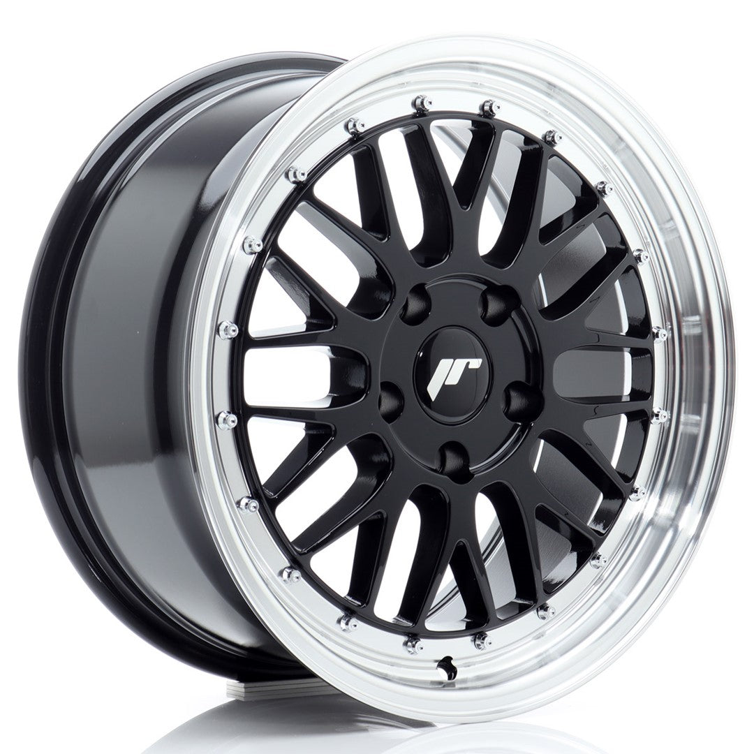JR Wheels JR231780F15K3557GB1 JR Wheels JR23 17x8 ET35 5x100 Gloss Black w/ Machined Lip