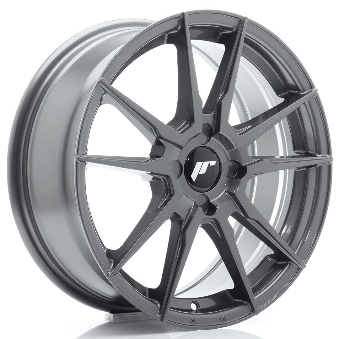 JR Wheels JR211770F14X2067HG1 JR Wheels JR21 17x7 ET20-40 4H BLANK Hyper Gray