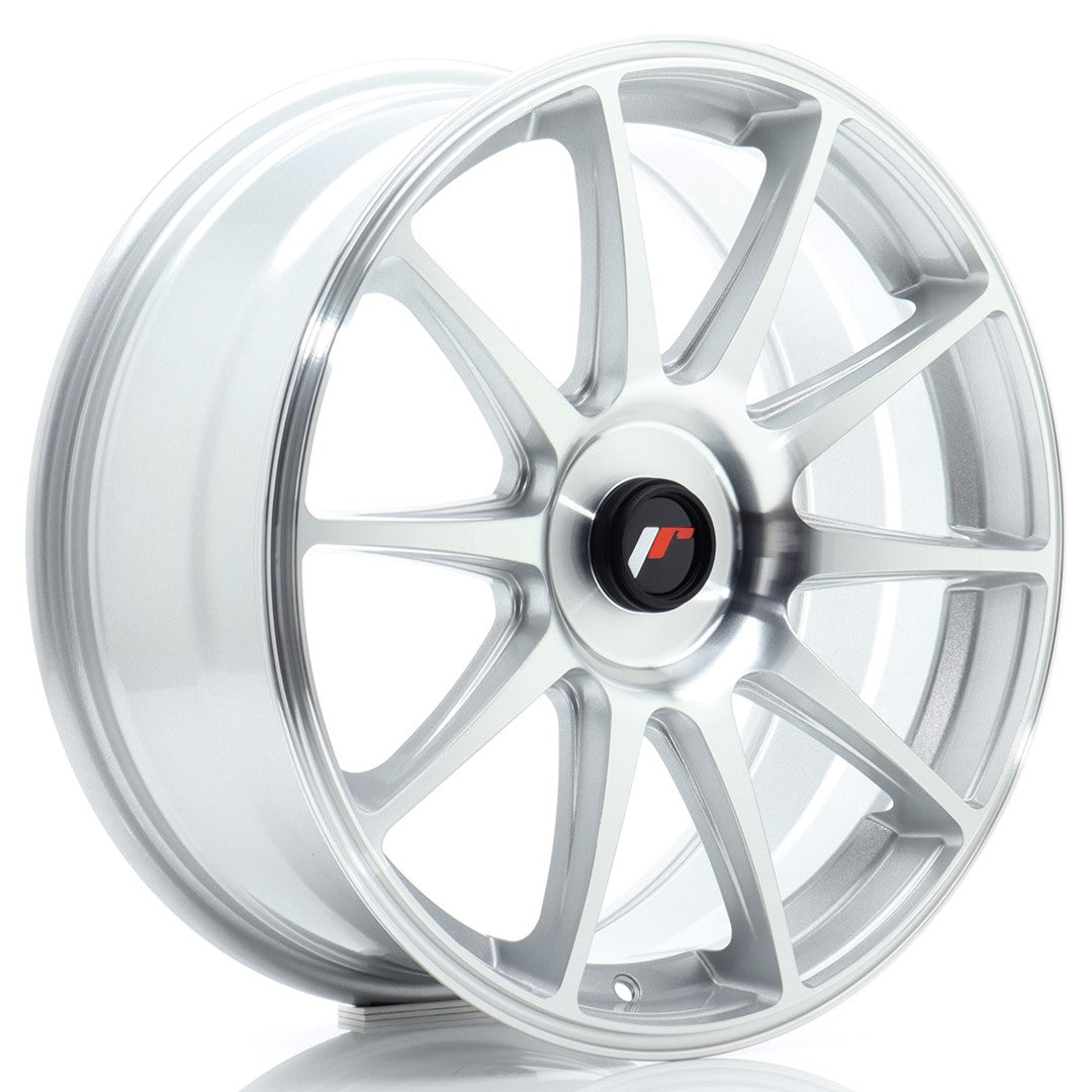 JR Wheels JR111875XX2072SM1 JR Wheels JR11 18x7,5 ET20-40 BLANK Silver Machined Face