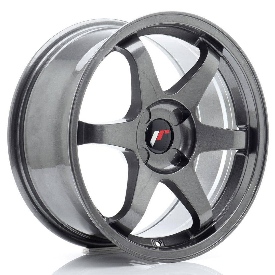 JR Wheels JR317804X2072GM1 JR Wheels JR3 17x8 ET20-35 4H BLANK Gun Metal