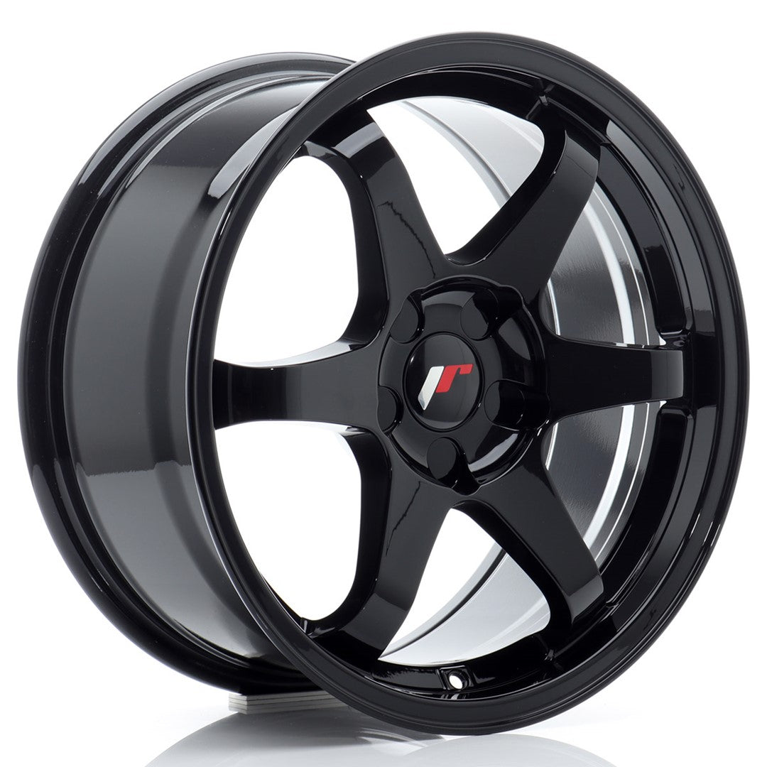JR Wheels JR317805X2072GB JR Wheels JR3 17x8 ET20-35 5H BLANK Gloss Black