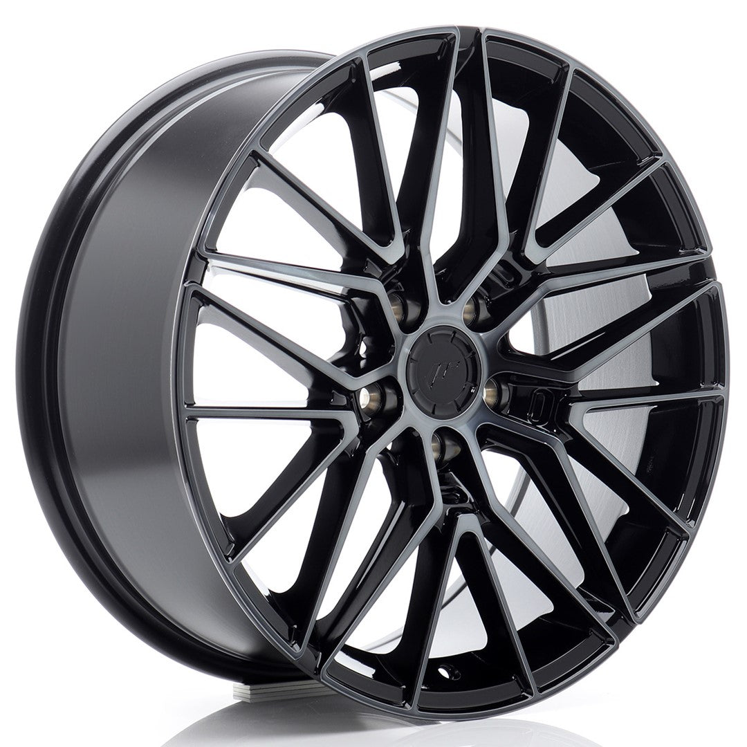 JR Wheels JR381880F15L4266BMTF JR Wheels JR38 18x8 ET42 5x112 Black Machined w/ Tinted Face