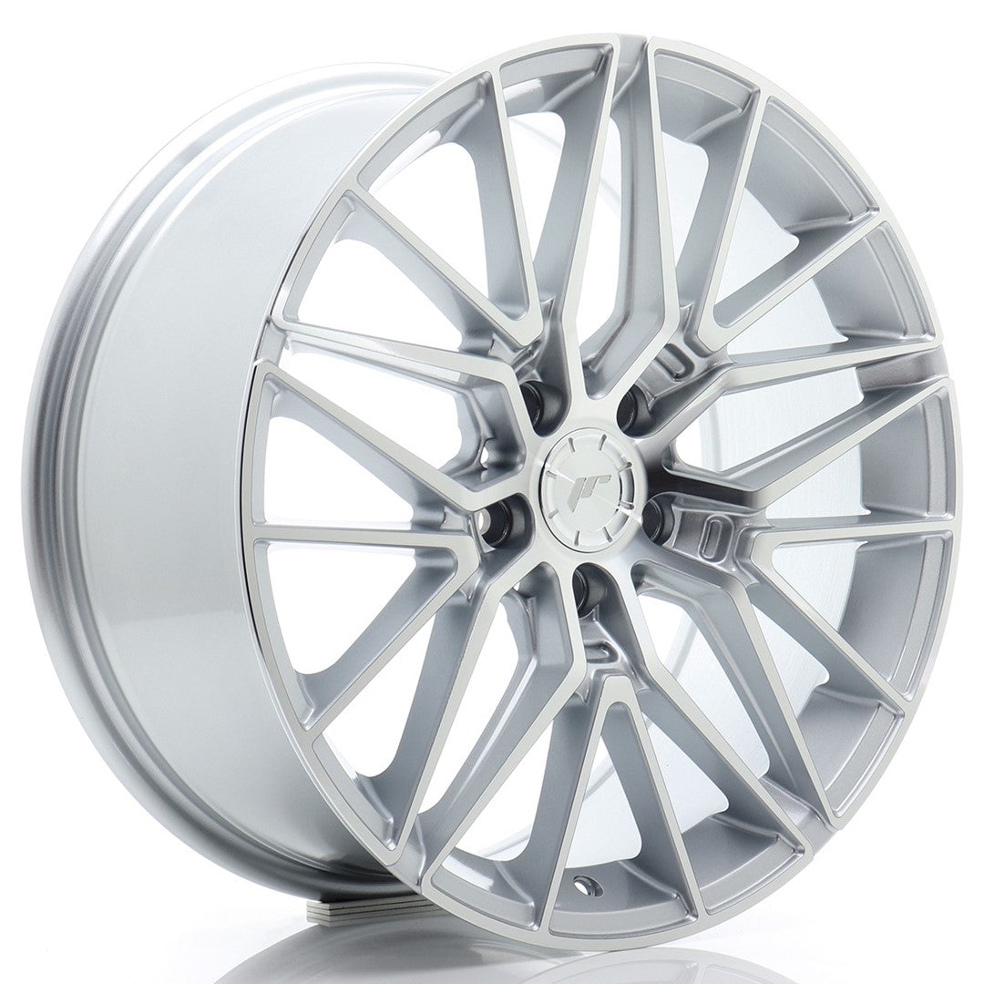 JR Wheels JR381880F15L4266SM1 JR Wheels JR38 18x8 ET42 5x112 Silver Machined Face