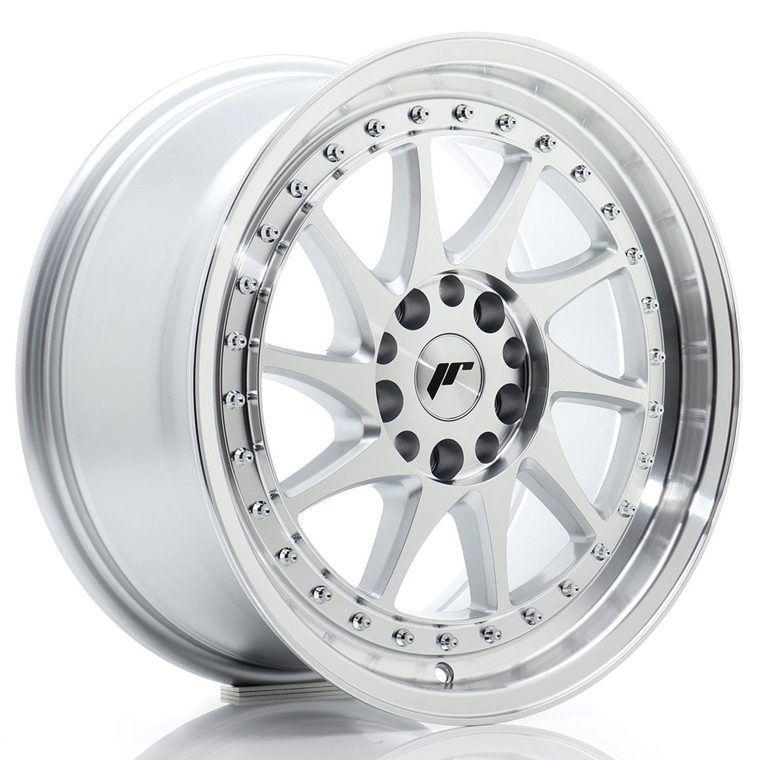 JR Wheels JR261780MG2572SM1 JR Wheels JR26 17x8 ET25 5x114/120 Silver Machined Face