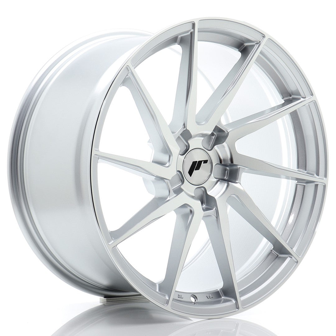 JR Wheels JR362010F25X2072SM JR Wheels JR36 20x10 ET20-45 5H BLANK Silver Machined Face