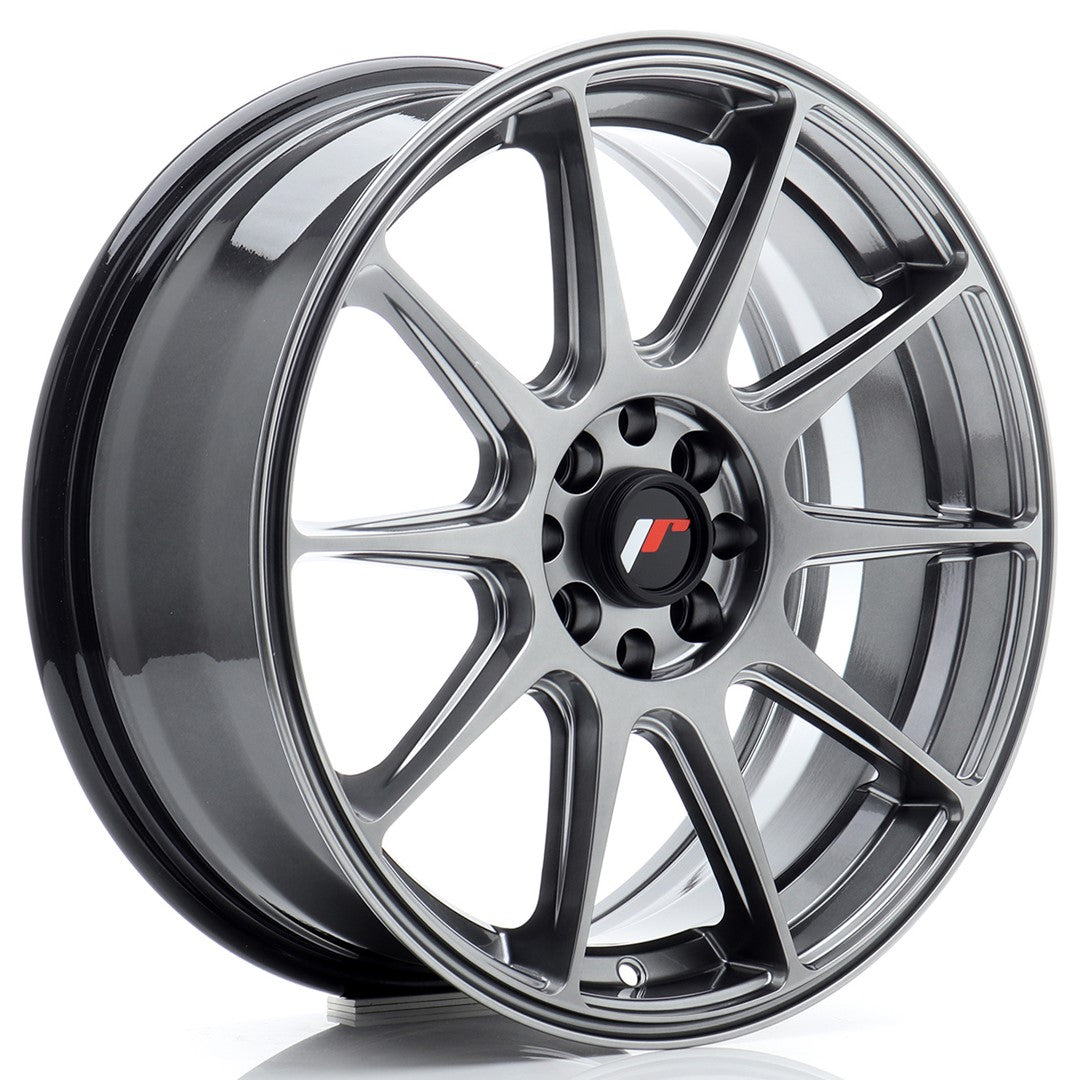 JR Wheels JR11177142567HB JR Wheels JR11 17x7 ET25 4x100/108 Hyper Black