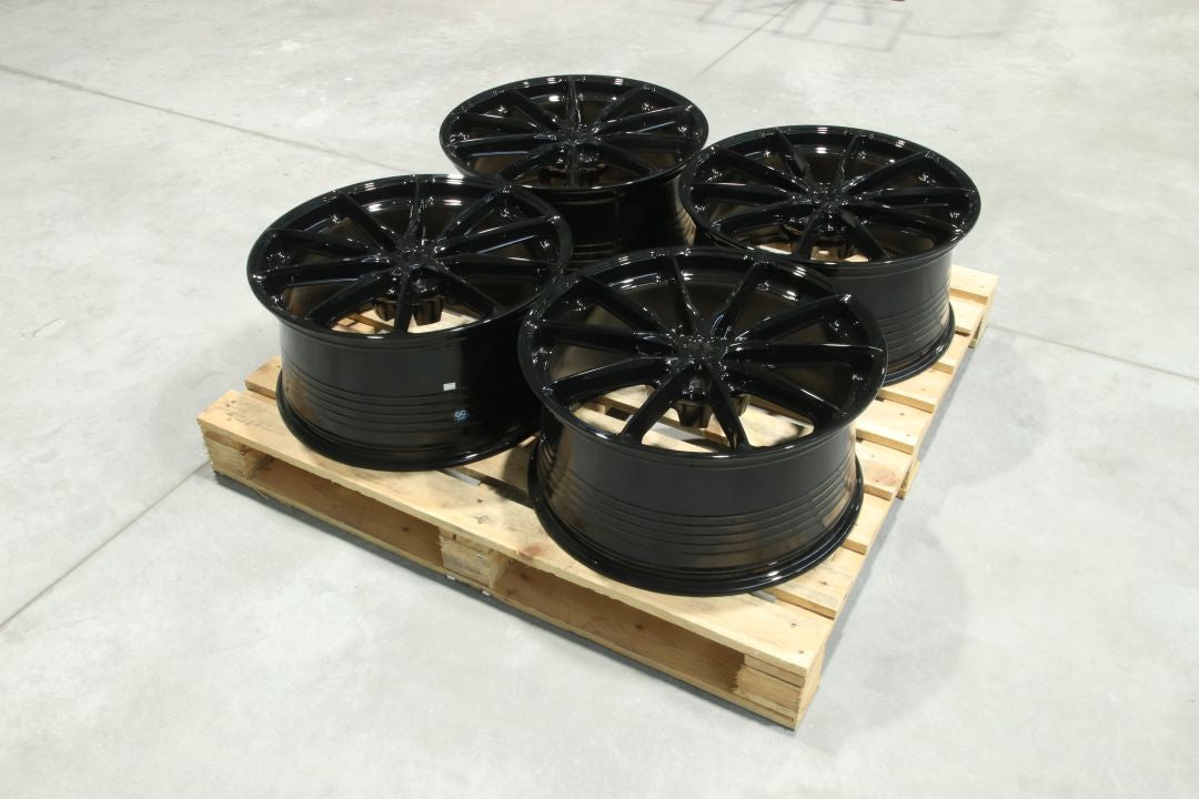 JR Wheels SET-JR#298 Set of JR37 21x10 ET25 5x112 Gloss Black