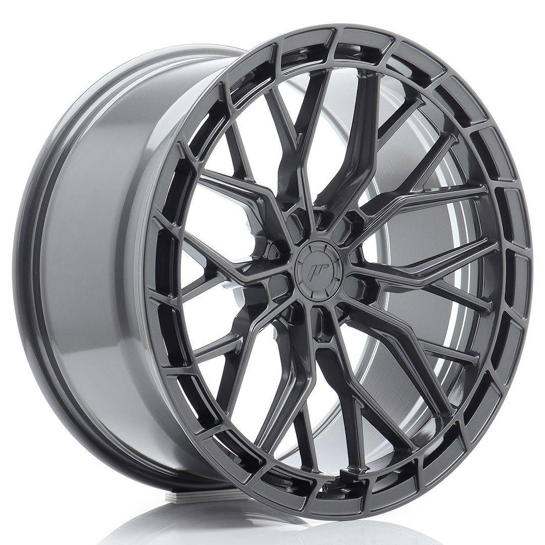JR Wheels JR482010F25X2072HG JR Wheels JR48 20x10 ET20-45 5H BLANK Hyper Gray