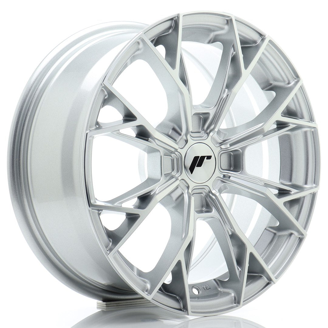 JR Wheels JR4916704X2067SM JR Wheels JR49 16x7 ET20-42 4H BLANK Silver Machined Face