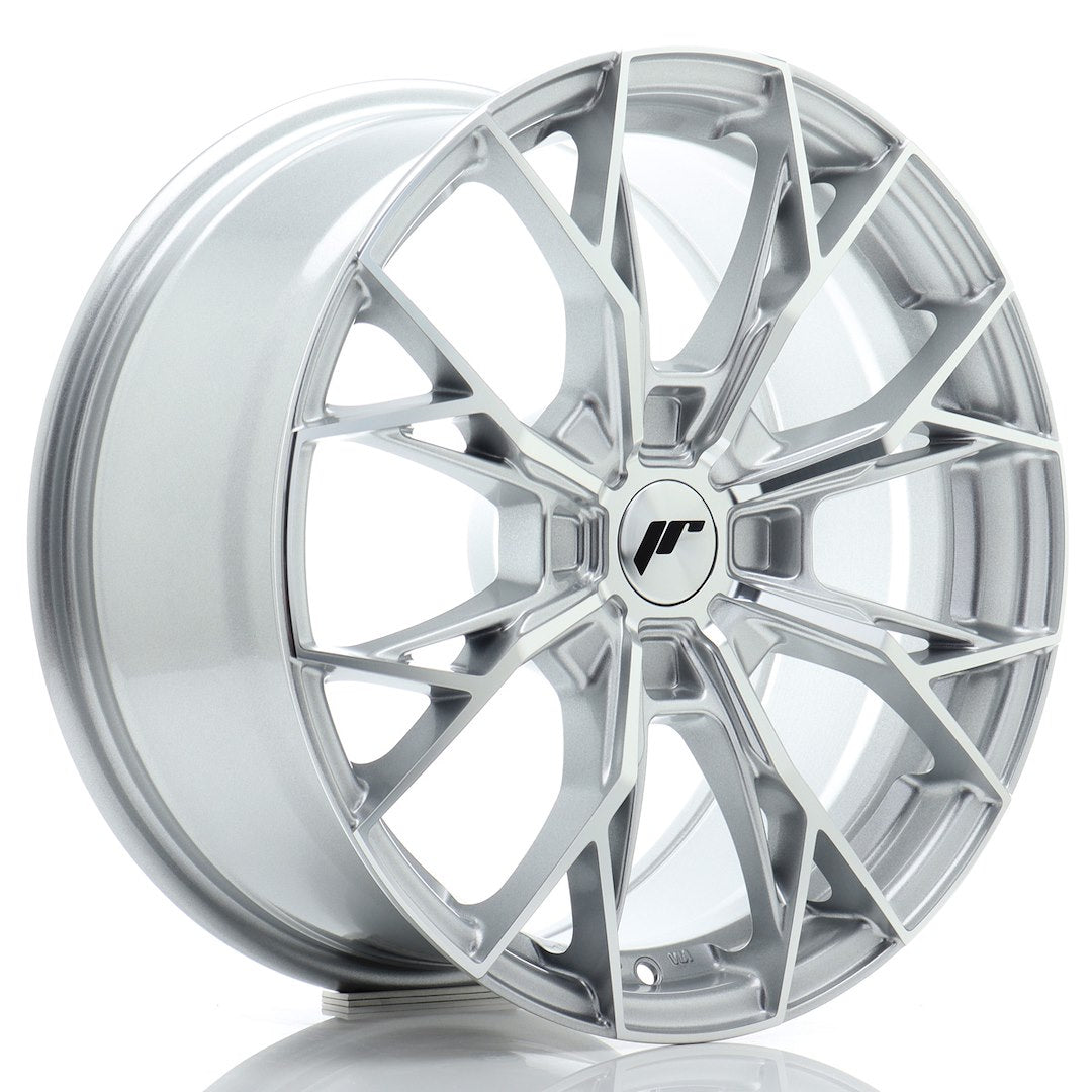 JR Wheels JR4917804X2067SM JR Wheels JR49 17x8 ET20-40 4H BLANK Silver Machined Face