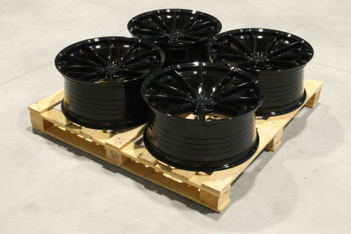 JR Wheels SET-JR#368 Set of JR37 21x9,5 ET35 5x112 Gloss Black