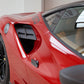 Capristo 03FE08710010LM Ferrari 488 Carbon Side Air Intake Panels (Matte) 