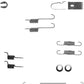 Mintex MBA847 Accessory Kit, brake shoes