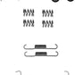Mintex MBA848 Accessory Kit, parking brake shoes