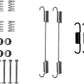 TEXTAR 97015700 Brake Shoe Fitting Kit