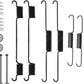Mintex MBA817 Accessory Kit, brake shoes