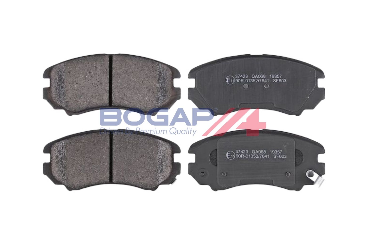 BOGAP Y8210290 Brake Pad Set, Disc Brake | ML Performance Car Parts
