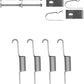 Mintex MBA884 Accessory Kit, parking brake shoes
