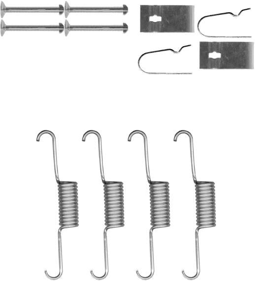 Mintex MBA884 Accessory Kit, parking brake shoes