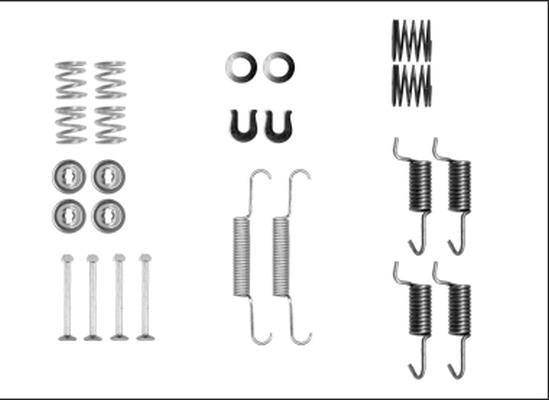 TEXTAR 97042500 Brake Shoe Fitting Kit