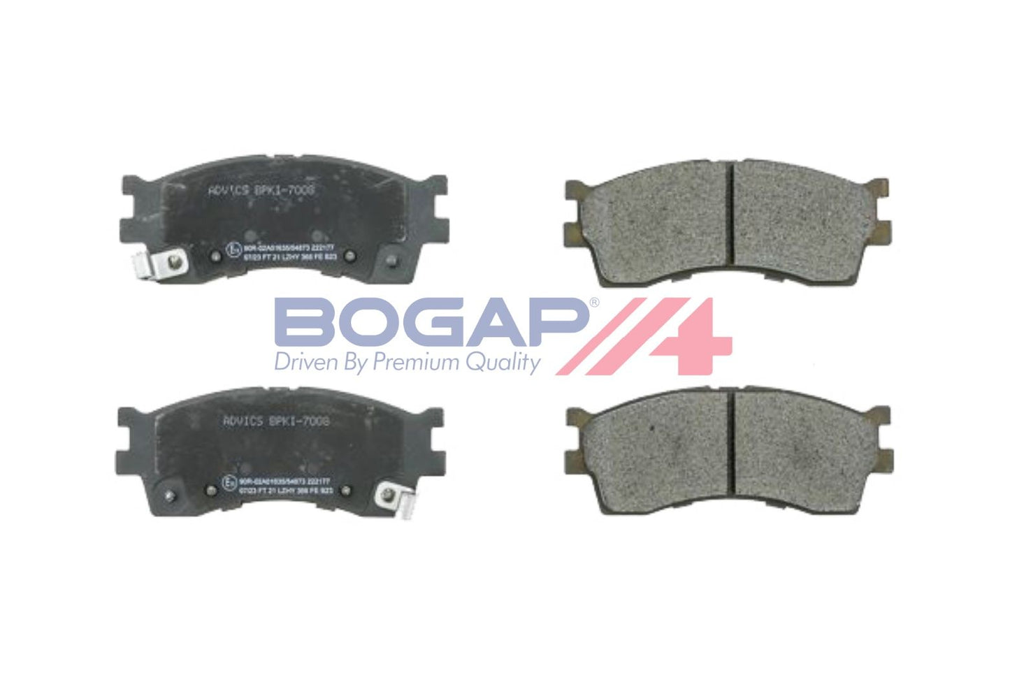BOGAP Y8210288 Brake Pad Set, Disc Brake | ML Performance Car Parts