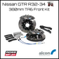 Alcon G/TA6-F-380-BNR34 380mm TA6 Front Brake Kit - Nissan BNR 3X