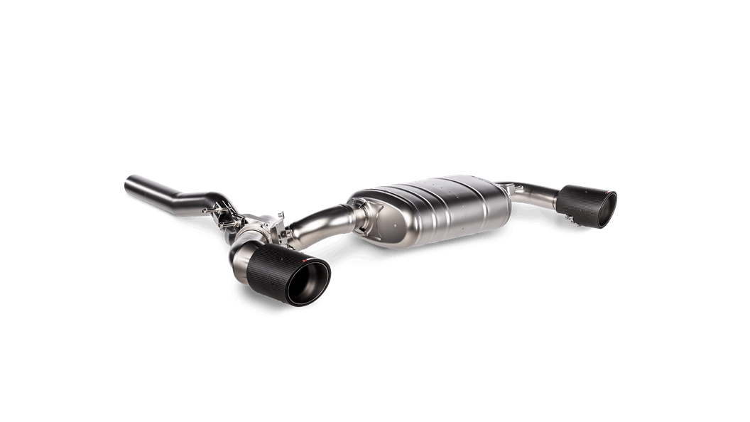 Akrapovic BMW F40 M135i Slip-On Line Titanium Exhaust System - Duco Car Parts UK