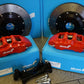 Alcon F97Y01-07F7F-RED 343mm Front Brake Kit: Evo 4-9 - RED Callipers Kit