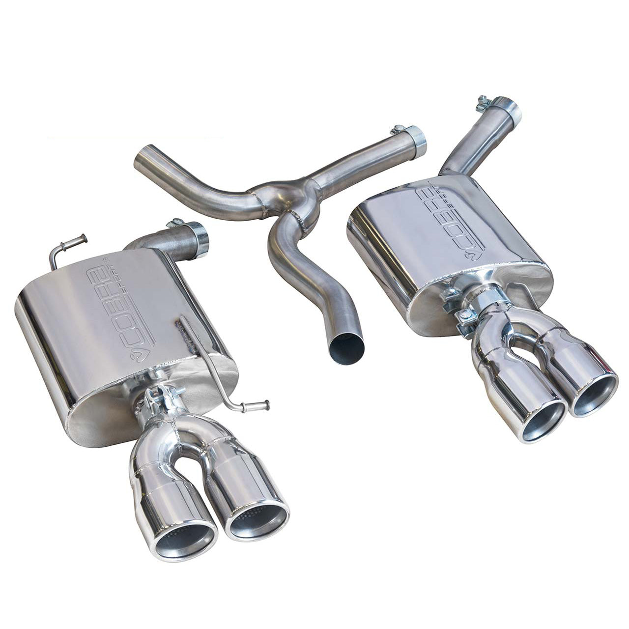 Cobra Exhaust Audi A5 2.0 TDI Coupe (S-Line) Dual Exit S5 Style Performance Exhaust Conversion | Duco Car Parts UK Car Parts