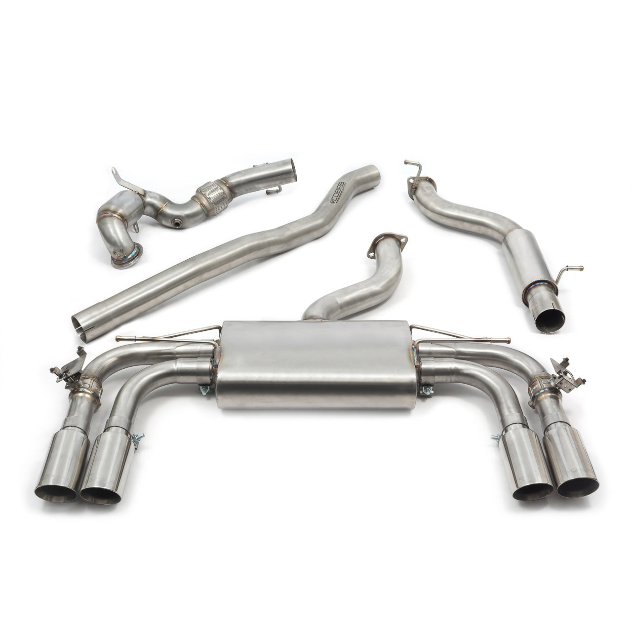 Cobra Exhaust Audi S3 (8V) 3 Door (Valved) (13-17) Turbo Back Performance Exhaust | Duco Car Parts UK Car Parts