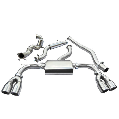 Cobra Exhaust Audi S3 (8V) Saloon (Non-Valved) (13-18) Turbo Back Performance Exhaust | Duco Car Parts UK Car Parts