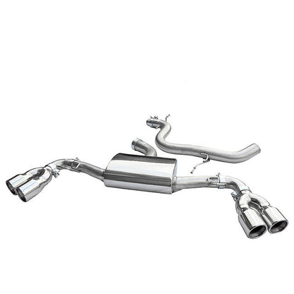 Cobra Exhaust Audi TT (Mk2) 1.8/2.0 TFSI (2WD) (2007-11) Cat Back Performance Exhaust | Duco Car Parts UK Car Parts