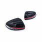 Basic Carbon Mercedes-Benz W205 W213 X247 AMG Style Dry Carbon Fibre Mirror Covers - RHD (Inc. C250, E300, GLC300 & GT63 AMG)