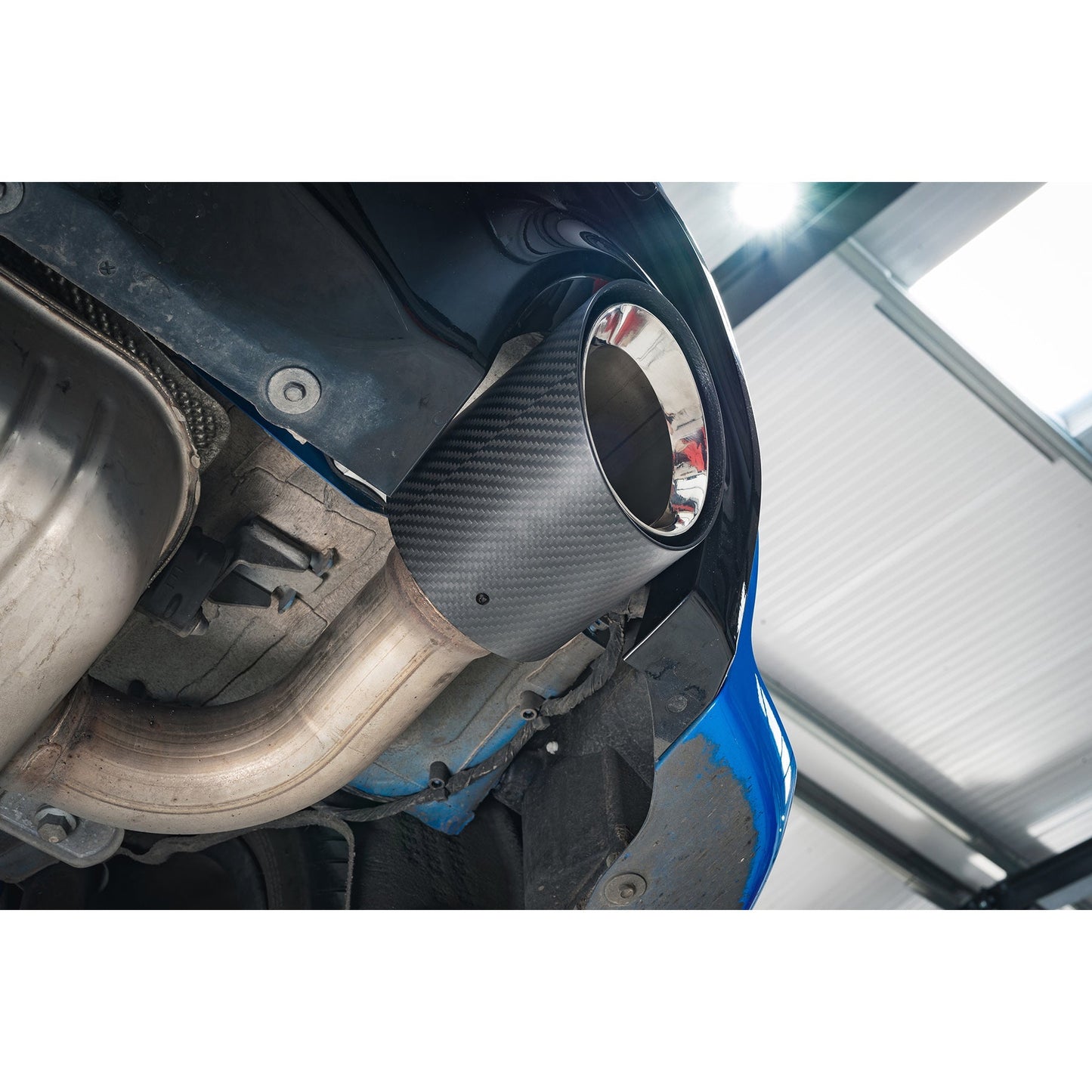 Cobra Exhaust BMW M135i xDrive (F40) OEM Style M Performance Tips - Carbon Fibre Larger 4" Slip-on Replacement Tailpipes