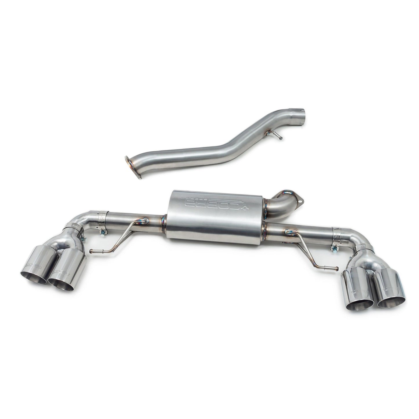 Cobra Exhaust BMW 330i (G20) (19+) Non-Valved Quad Exit M3 Style Performance Exhaust | Duco Car Parts UK Car Parts
