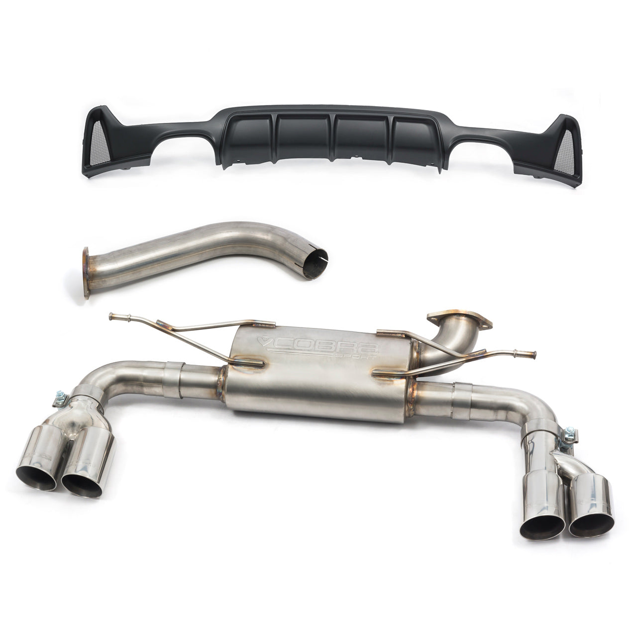 Cobra Exhaust BMW 420i (F32/F33/F36) (13-20) Quad Exit M4 Style Performance Exhaust Conversion | Duco Car Parts UK Car Parts