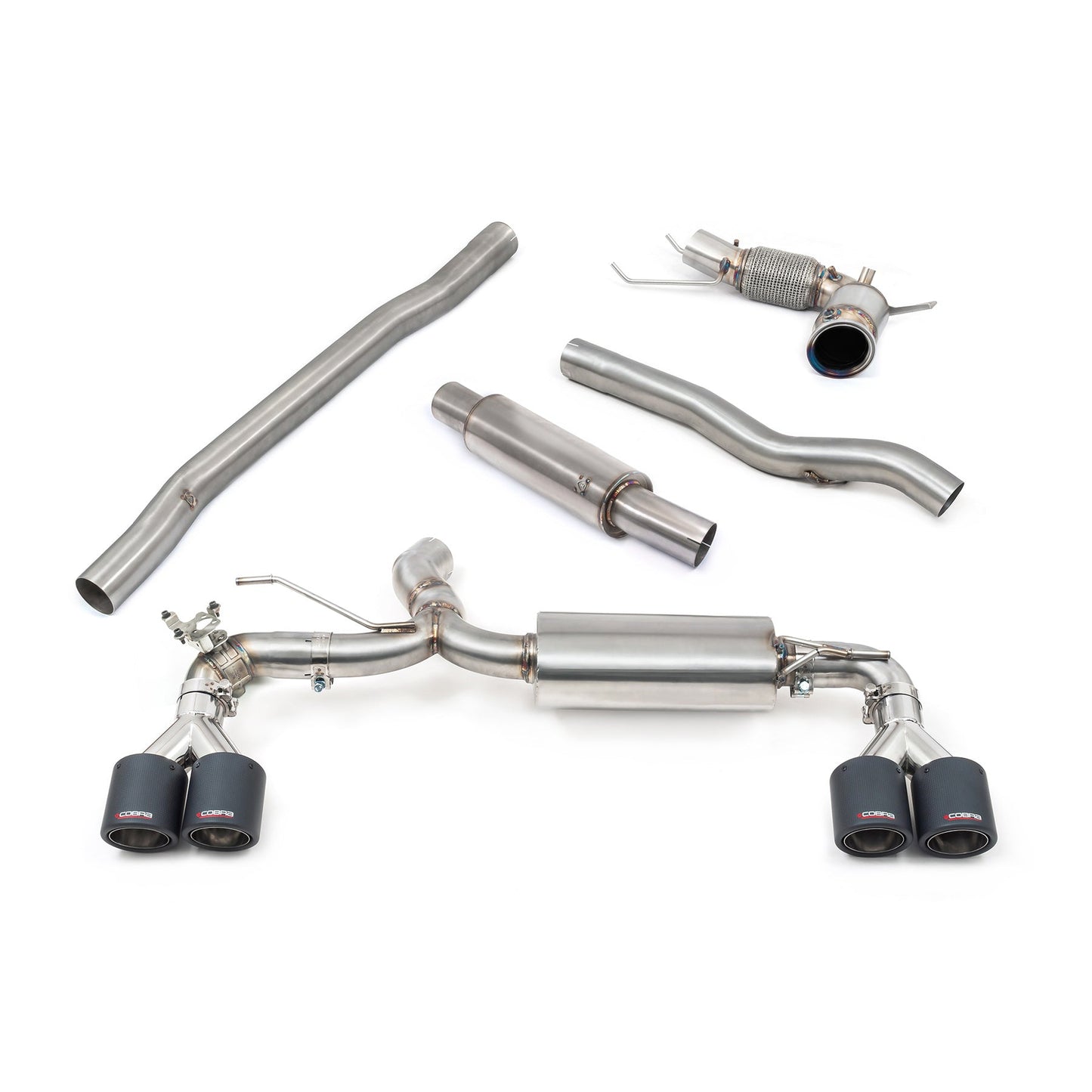 Cobra Exhaust BMW M135i (F40) Quad Exit M3 Style Turbo Back Performance Exhaust | Duco Car Parts UK Car Parts